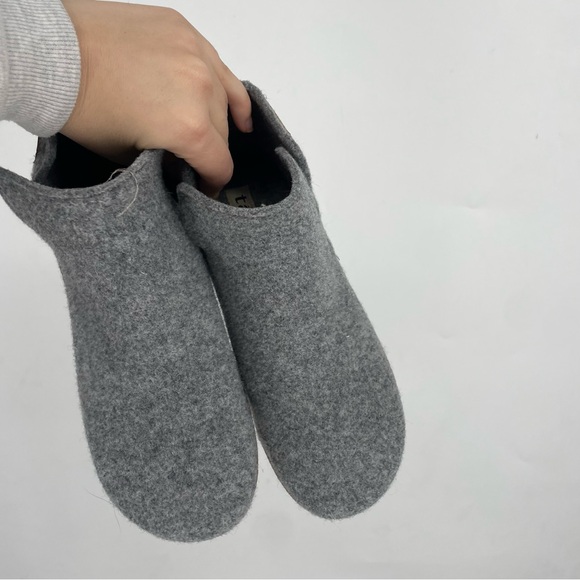 Taos Good Wool Slip On Ankle Boots Grey EU 43 Mens 9.5 Womens 12 Gray slippers - Picture 5 of 8